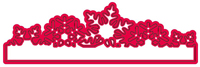 Crafts Too Cutting and Embossing Stencils - Snowflake Border