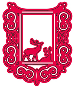 Crafts Too Cutting and Embossing Stencils - Deer Frame