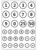 SPECIAL OFFER 50% OFF Crafts Too Embossing Folder (approx 10.5cm x 15cm) - Numbers SPECIAL OFFER 50% OFF Crafts Too Embossing Folder (approx 10.5cm x 15cm) - Numbers