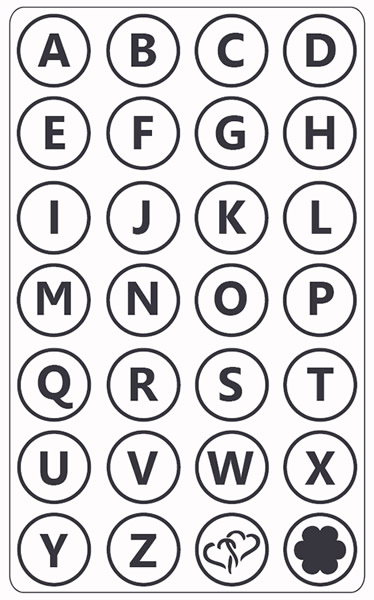 SPECIAL OFFER 50% OFF Crafts Too Embossing Folder (approx 10.5cm x 17.5cm) - Scrap Alphabet Uppercase SPECIAL OFFER 50% OFF Crafts Too Embossing Folder (approx 10.5cm x 17.5cm) - Scrap Alphabet Uppercase