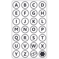 Crafts Too Embossing Folder - Scrap Alphabet Uppercase x12