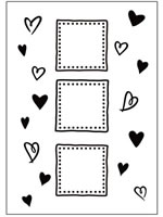 SPECIAL OFFER 50% OFF Crafts Too Embossing Folder (approx 10.5cm x 15cm) - Hearts / Frames SPECIAL OFFER 50% OFF Crafts Too Embossing Folder (approx 10.5cm x 15cm) - Hearts / Frames