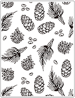 Crafts Too Embossing Folder - Pine 14.6 x 19 cm