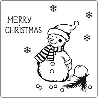 Crafts Too Embossing Folder - Snowman 15 x 15 cm