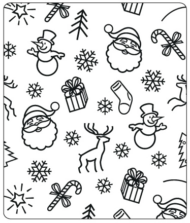 SPECIAL OFFER 50% OFF Crafts Too Embossing Folder (12.5 x 15cm) - Christmas Background