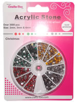 Crafts Too Acrylic Stones Wheel - Christmas Set Crafts Too Acrylic Stones Wheel - Christmas Set