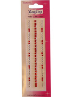 Crafts Too Self Adhesive Gem line - Red Crafts Too Self Adhesive Gem line - Red