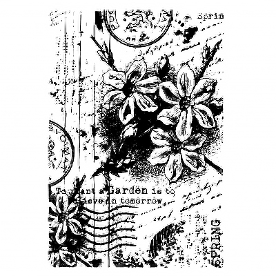 Two Jays Clear Stamp - Spring Collage