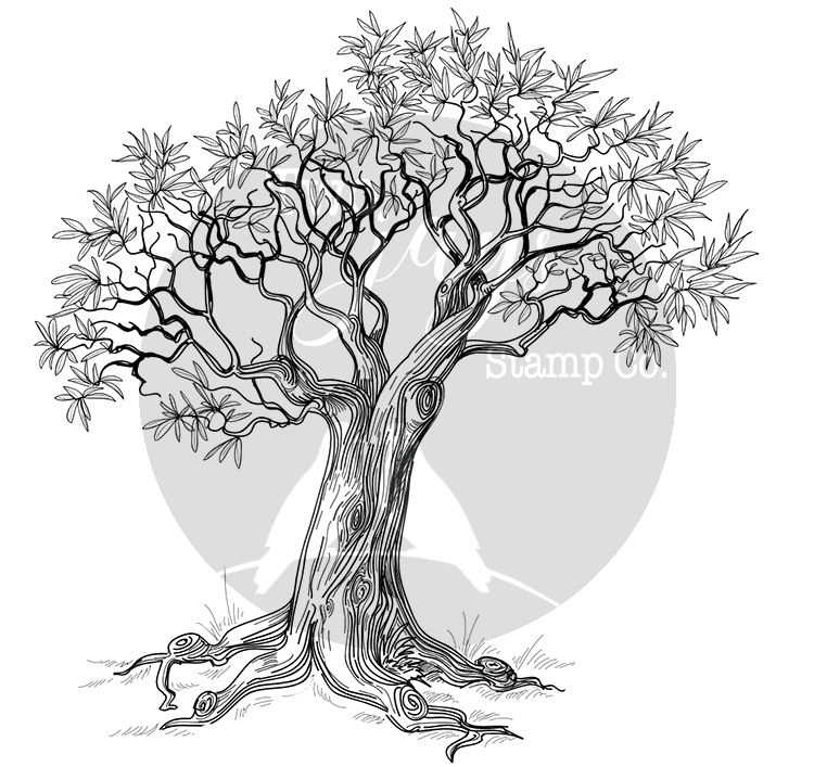 Two Jays Clear Stamp - Peter's Tree