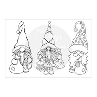 Two Jays Stamps - Festive Gnomes (3pcs) Two Jays Stamps - Festive Gnomes (3pcs)