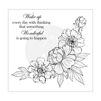 Two Jays Stamps - Spring Flower Corner Two Jays Stamps - Spring Flower Corner