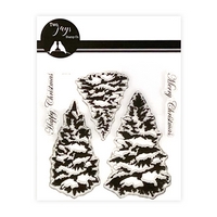 Two Jays Stamps - Fir Trees (5pcs)
