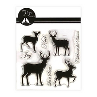 Two Jays Stamps - Deer Silhoutte (8pcs)