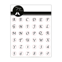 Two Jays Stamps - Bauble Alphabet Two Jays Stamps - Bauble Alphabet