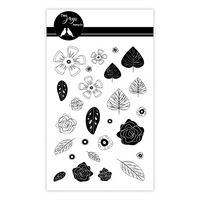Two Jays Stamp - Funky Leaves Two Jays Stamp - Funky Leaves