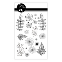 Two Jays Stamp - Funky Flowers Two Jays Stamp - Funky Flowers