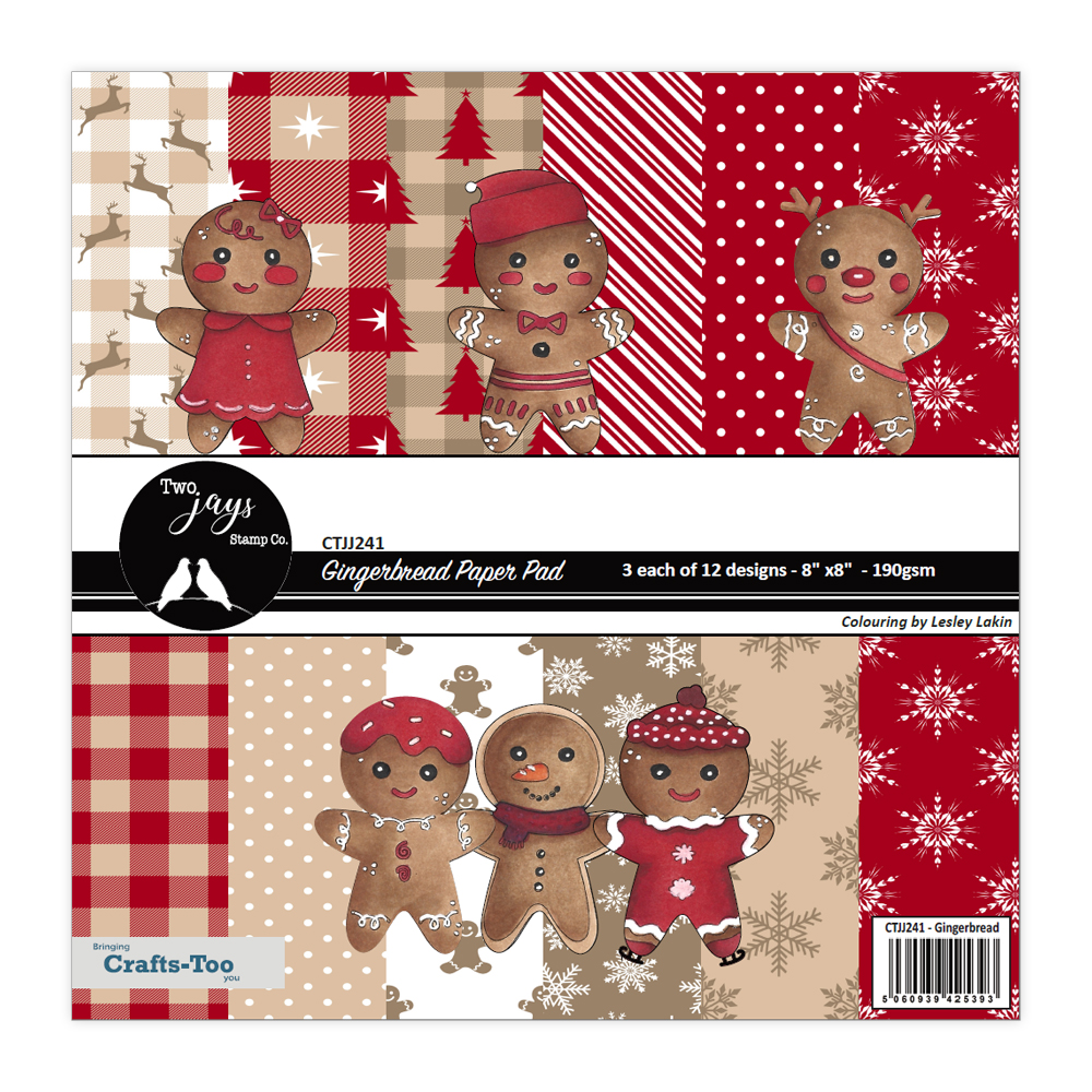 Two Jays Stamps Paper Pad - Gingerbread