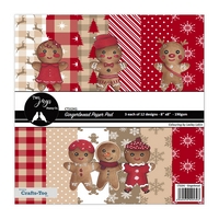 Two Jays Stamps Paper Pad - Gingerbread Two Jays Stamps Paper Pad - Gingerbread