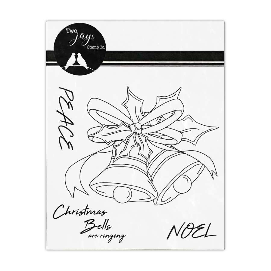 BACK IN STOCK Two Jays Stamps - Christmas Bells