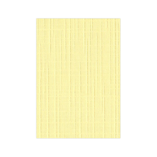 Linen A4 Card - Yellow