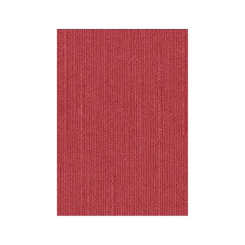 Linen A4 Card - Red