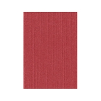 Linen A4 Card - Red