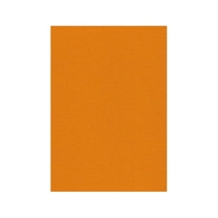 Linen A4 Card - Tangerine