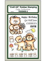 Craft UK Stamp Collection 'Teddies 2'