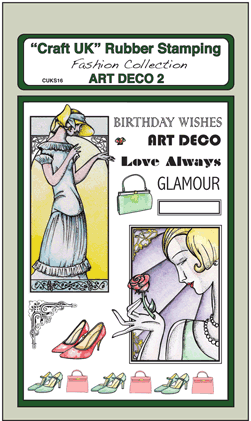 Craft UK Stamp Collection 'Art Deco 2'
