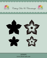 50% OFF Dixi Craft Cutting Die & Clear Stamp - Flower