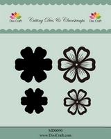 50% OFF Dixi Craft Cutting Die & Clear Stamp - Flower