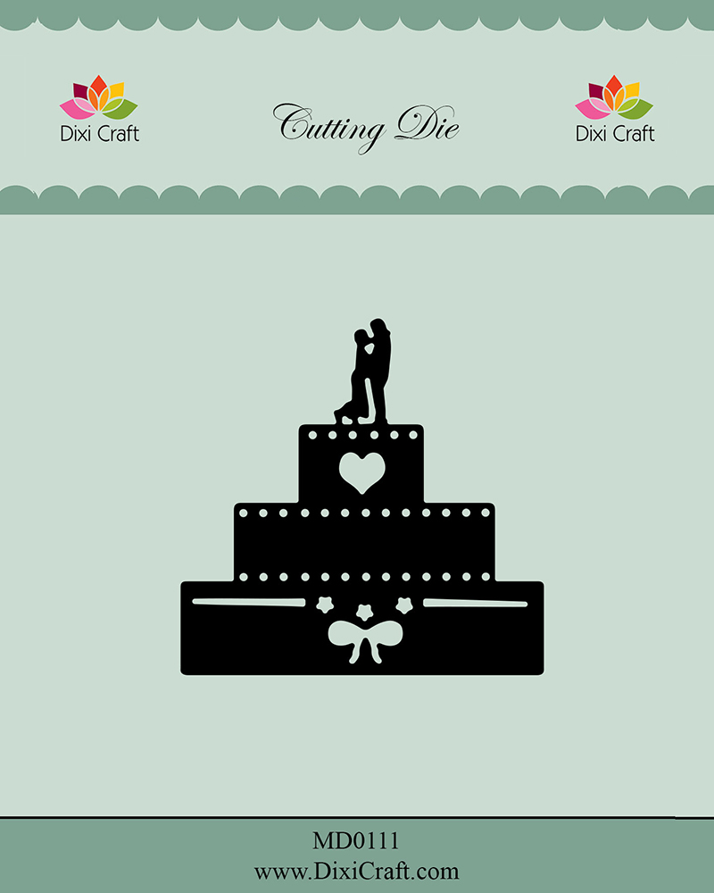 50% OFF Dixi Craft Cutting Die - Wedding Cake