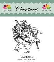 50% OFF Dixi Craft Clearstamp - Santa Claus