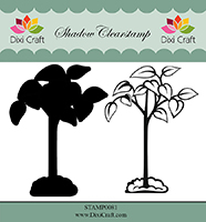 50% OFF Dixi Craft Clearstamp - Flower-6 (2 pcs)