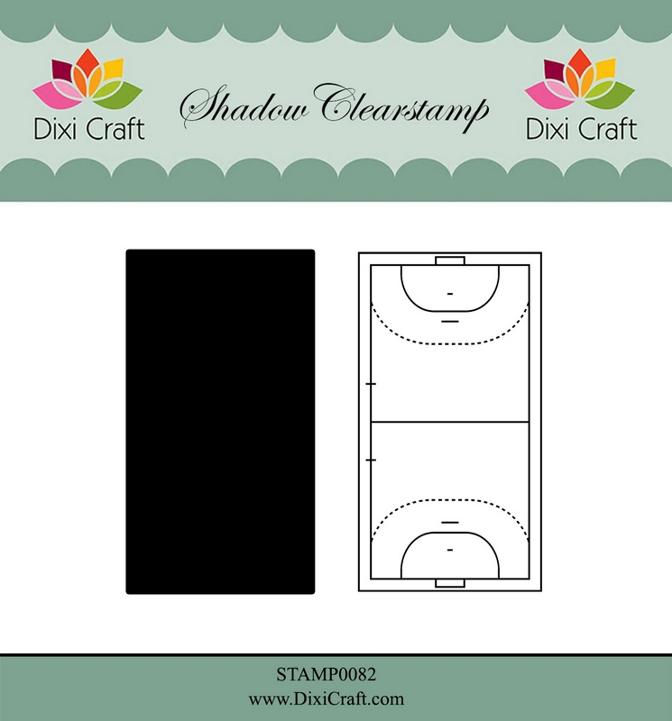 50% OFF Dixi Craft Clearstamp - Handball (2 pcs)