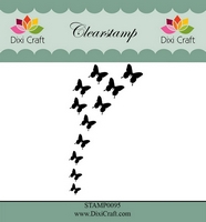 50% OFF Dixi Craft Clearstamp - Butterfly Burst