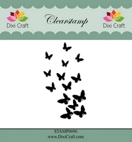 50% OFF Dixi Craft Clearstamp - Butterfly Burst
