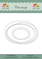 50% OFF Dixi Craft Clearstamp Sketch - Oval