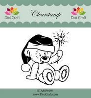 50% OFF Dixi Craft Clearstamp - Christmas Teddy Bear - 2