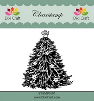 50% OFF Dixi Craft Clearstamp - Christmas Tree