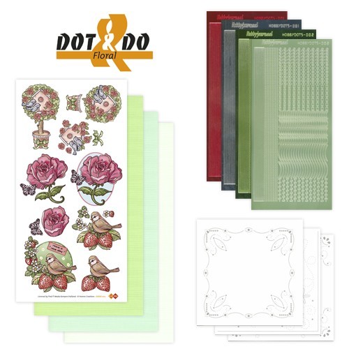 Dot & Do Floral - Roses and Birds