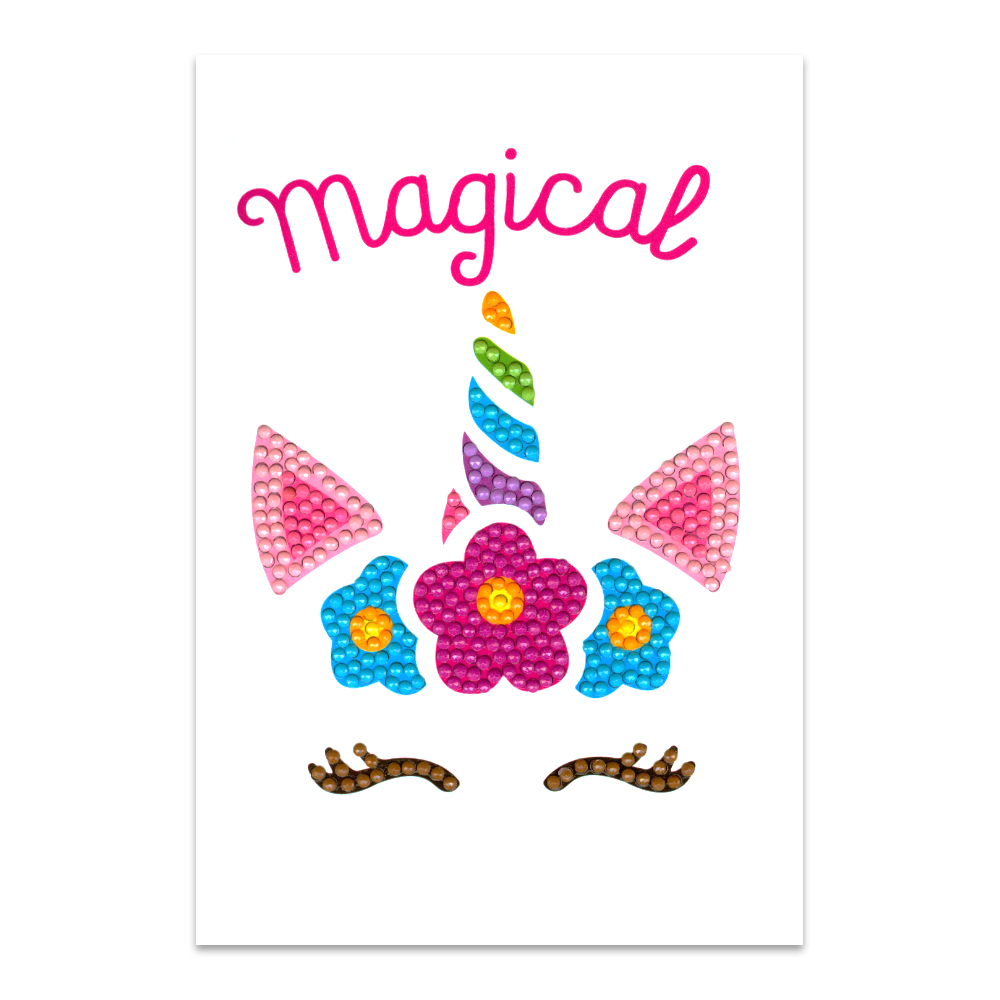 Craft Artist Diamond Art Card Kits - Unicorn Magical
