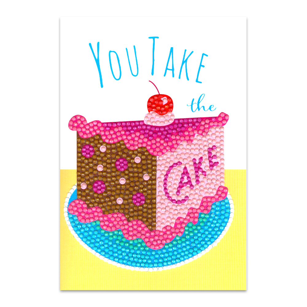 Craft Artist Diamond Art Card Kits - Take the Cake