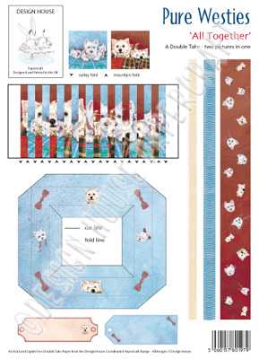 Design House Double Take Papers - Pure Westies 'All Together'