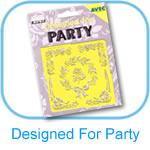Designed For Party Embossing Stencils