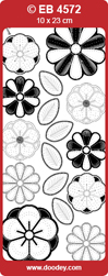 SALE Embroidery Stickers - Flower Potpourri (2) (Pack of 10)