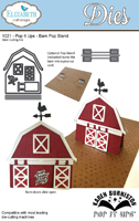 75% OFF  Elizabeth Craft Designs Pop it Ups - Barn Pop Stand