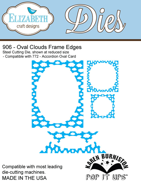 75% OFF  Elizabeth Craft Designs - Oval Clouds Frame Edges