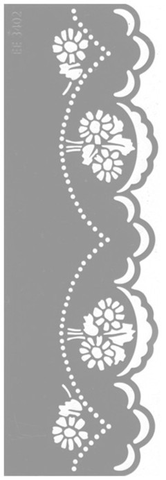 English Embossing Template DC1