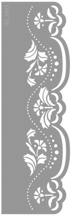 English Embossing Template DC1